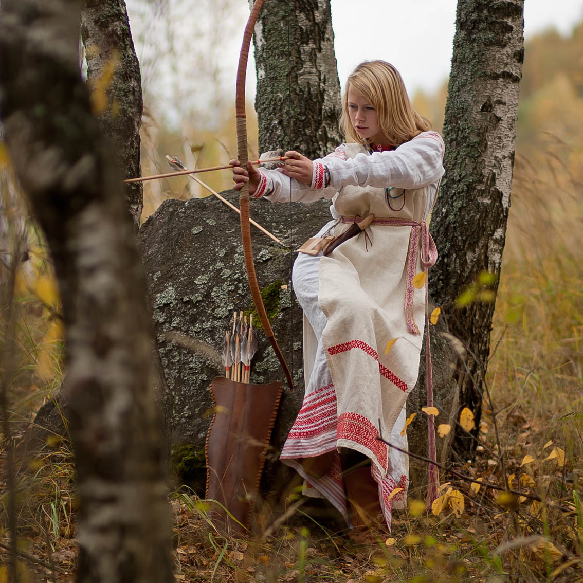 Sexy photo Girls in Slavic costumes in Asansol